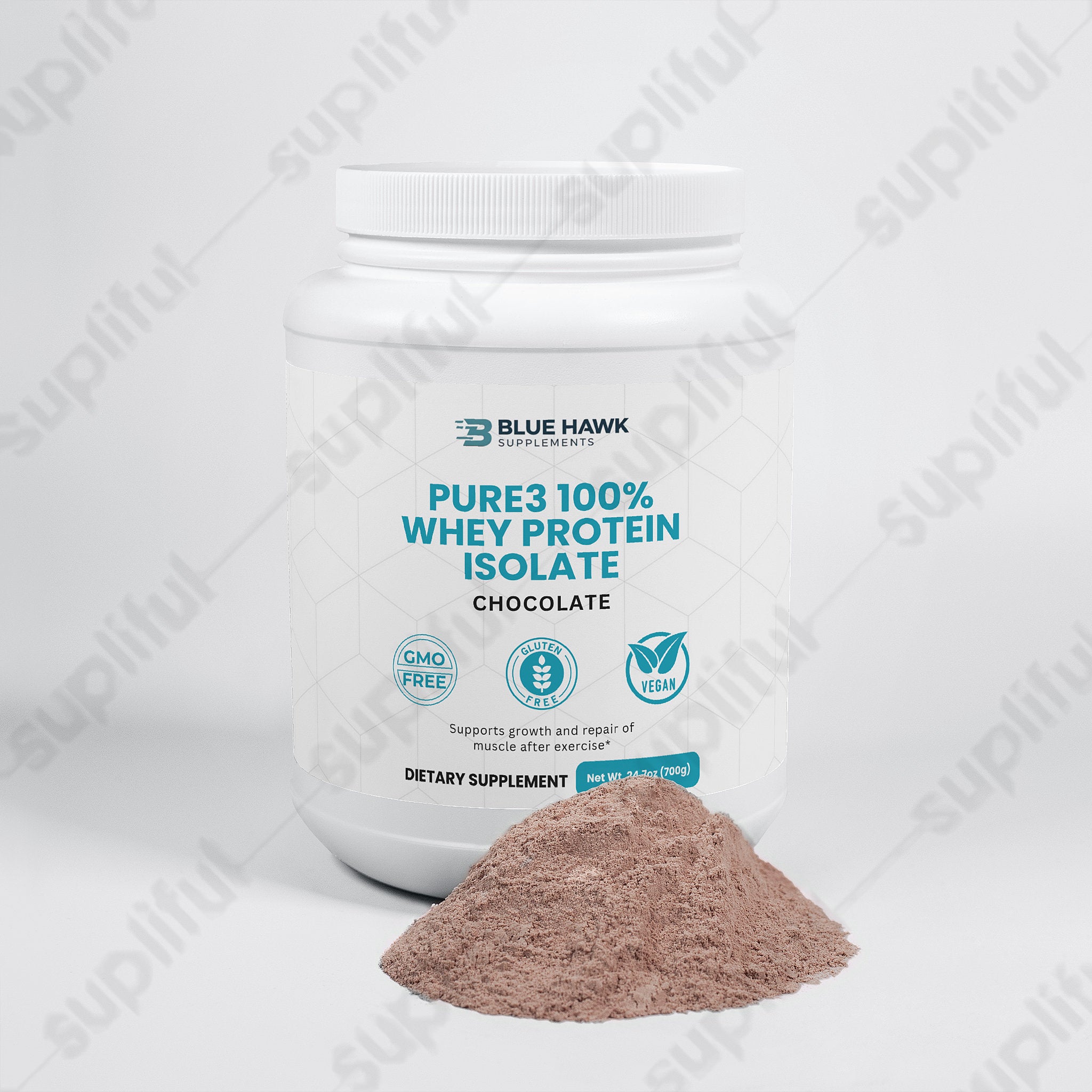 Pure3 100% Whey Protein Isolate (Chocolate)